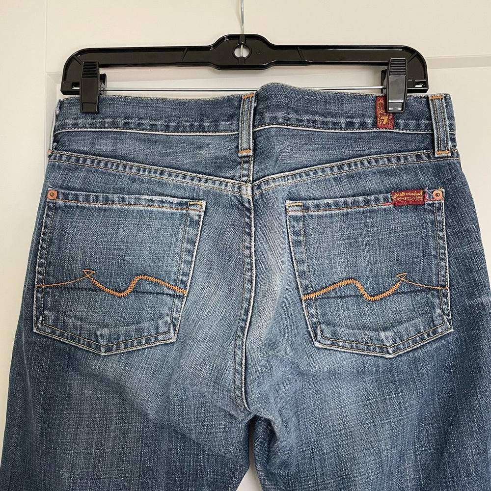 7 For All Mankind Mid-Rise Bootcut Jeans